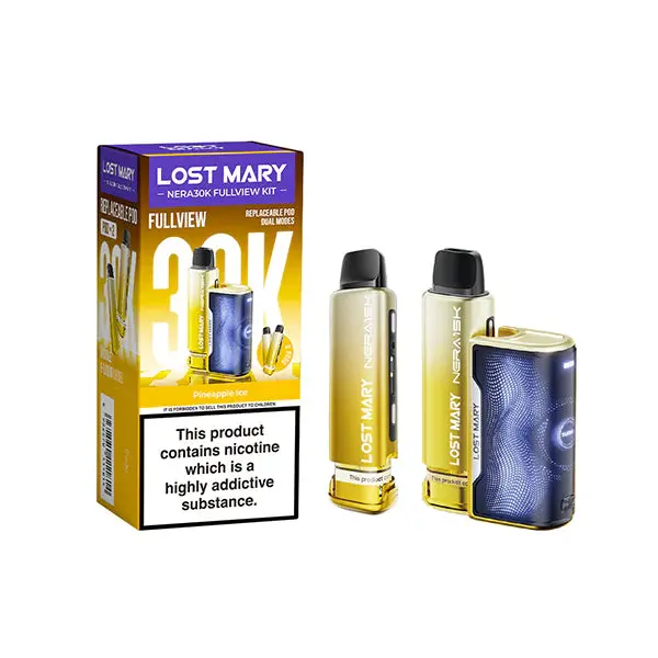 20mg LOST MARY Nera 30K Prefilled Pod Vape Kit - 30000 Puffs - Image 5