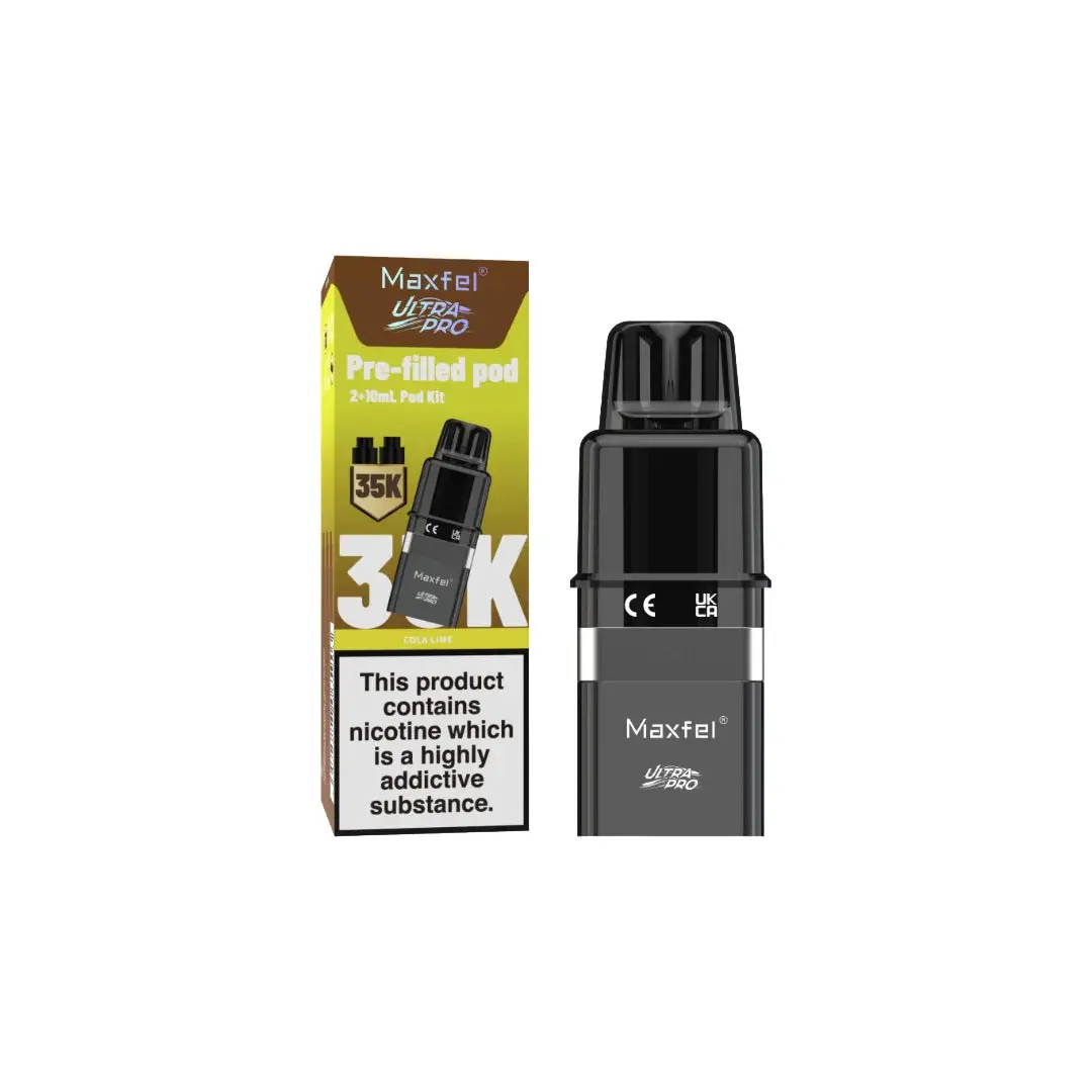 20mg Maxfel Ultra Pro Replacement Prefilled Pods 17500 Puffs - Image 4