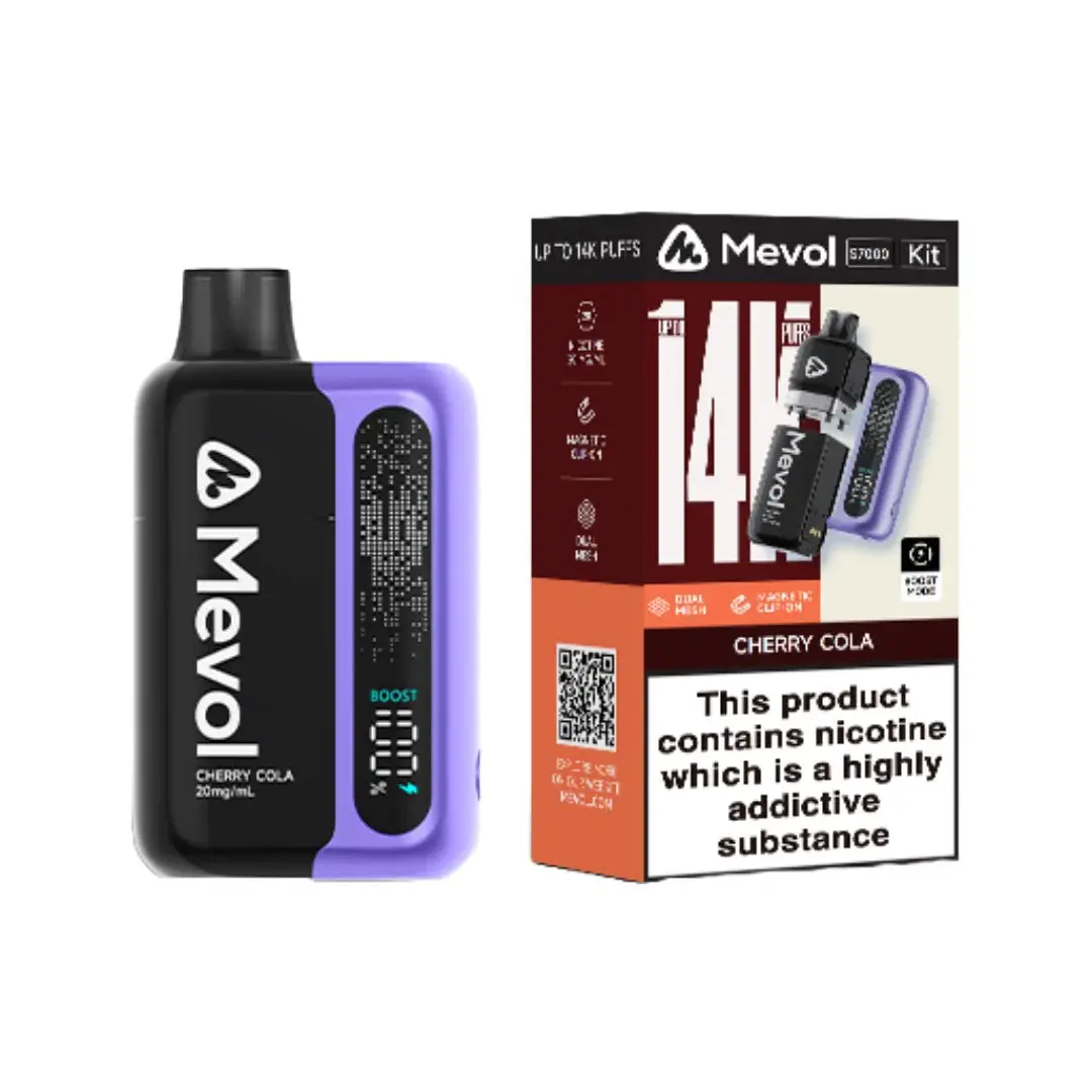 20mg Mevol S7000 Prefilled Pod Vape Kit 14k puff - Image 4