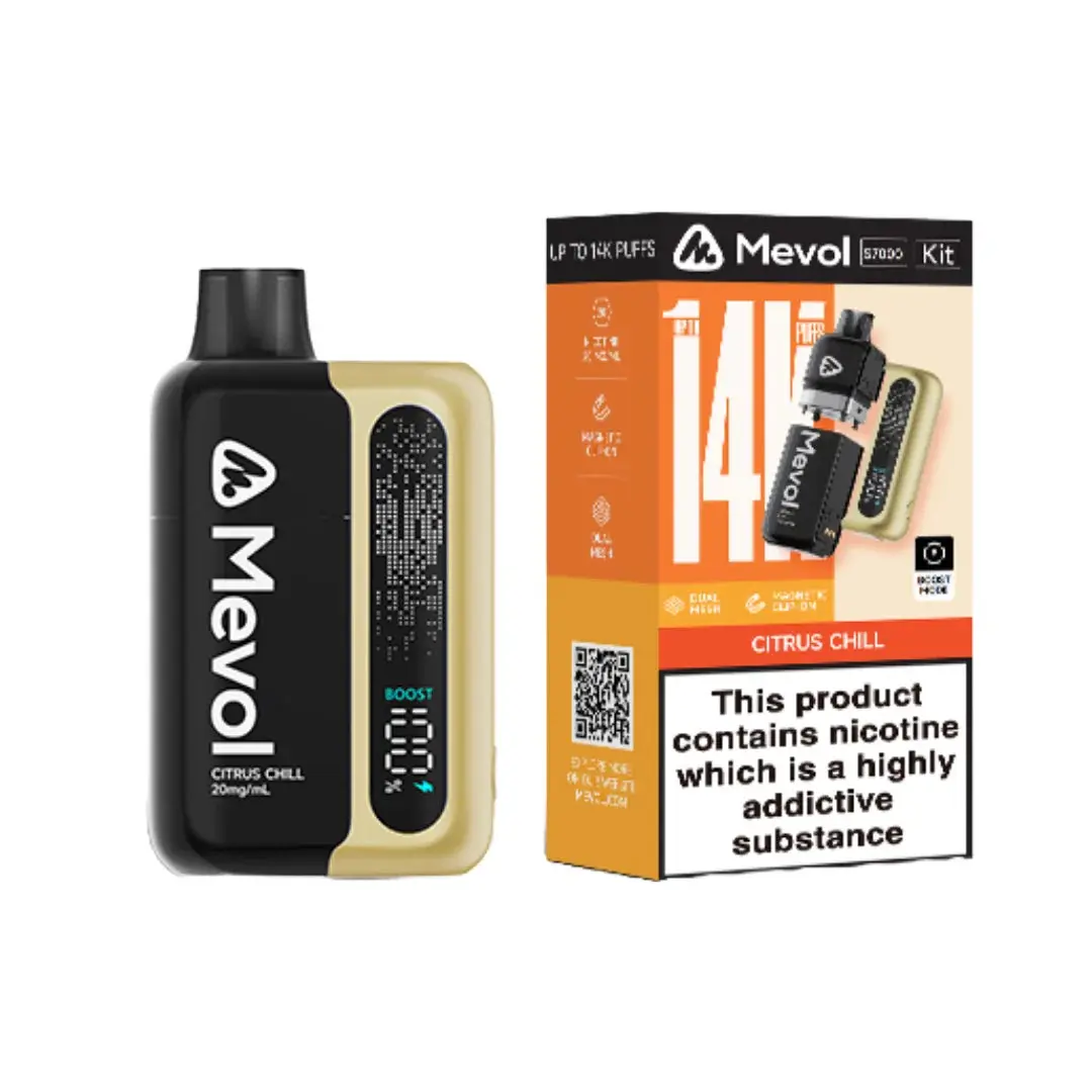 20mg Mevol S7000 Prefilled Pod Vape Kit 14k puff - Image 6