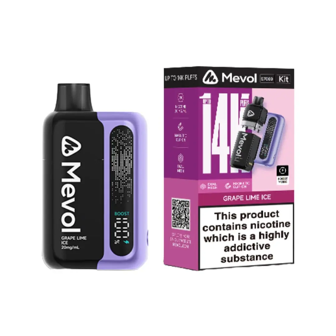 20mg Mevol S7000 Prefilled Pod Vape Kit 14k puff - Image 7