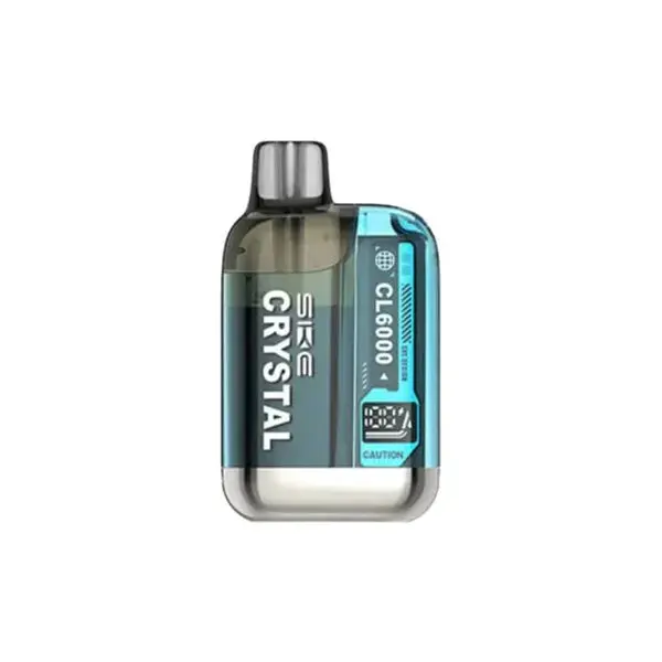 20mg SKE Crystal CL6000 Disposable Rechargeable Vape Kit 6000 Puffs - Image 14