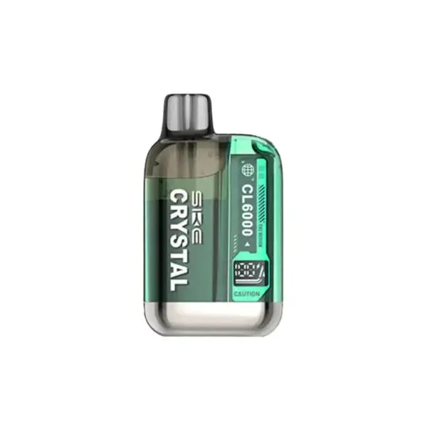20mg SKE Crystal CL6000 Disposable Rechargeable Vape Kit 6000 Puffs - Image 15