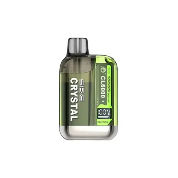 20mg SKE Crystal CL6000 Disposable Rechargeable Vape Kit 6000 Puffs - Image 19