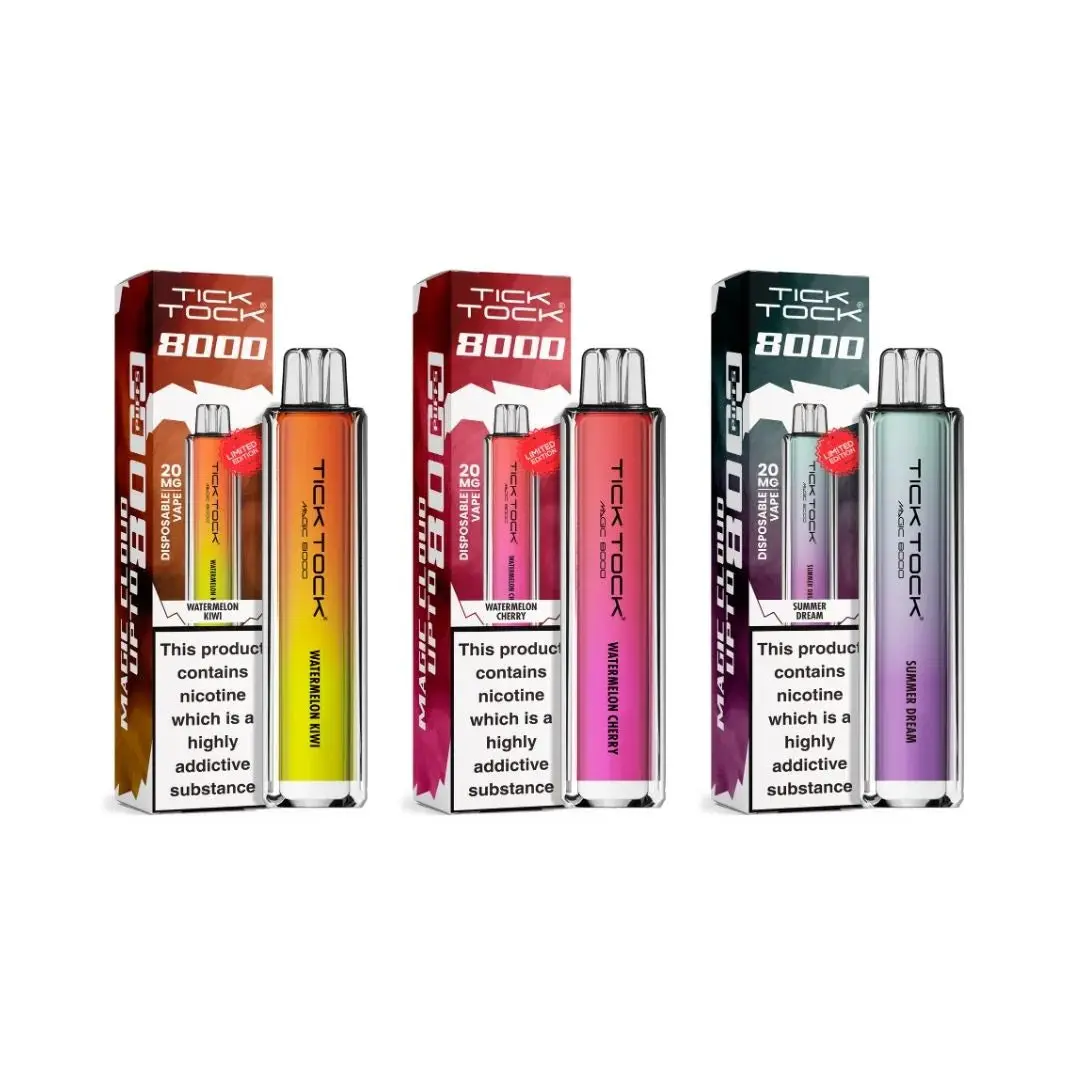 20mg Tick Tock Magic 8000 Prefilled Pod Kit 8000 Puffs