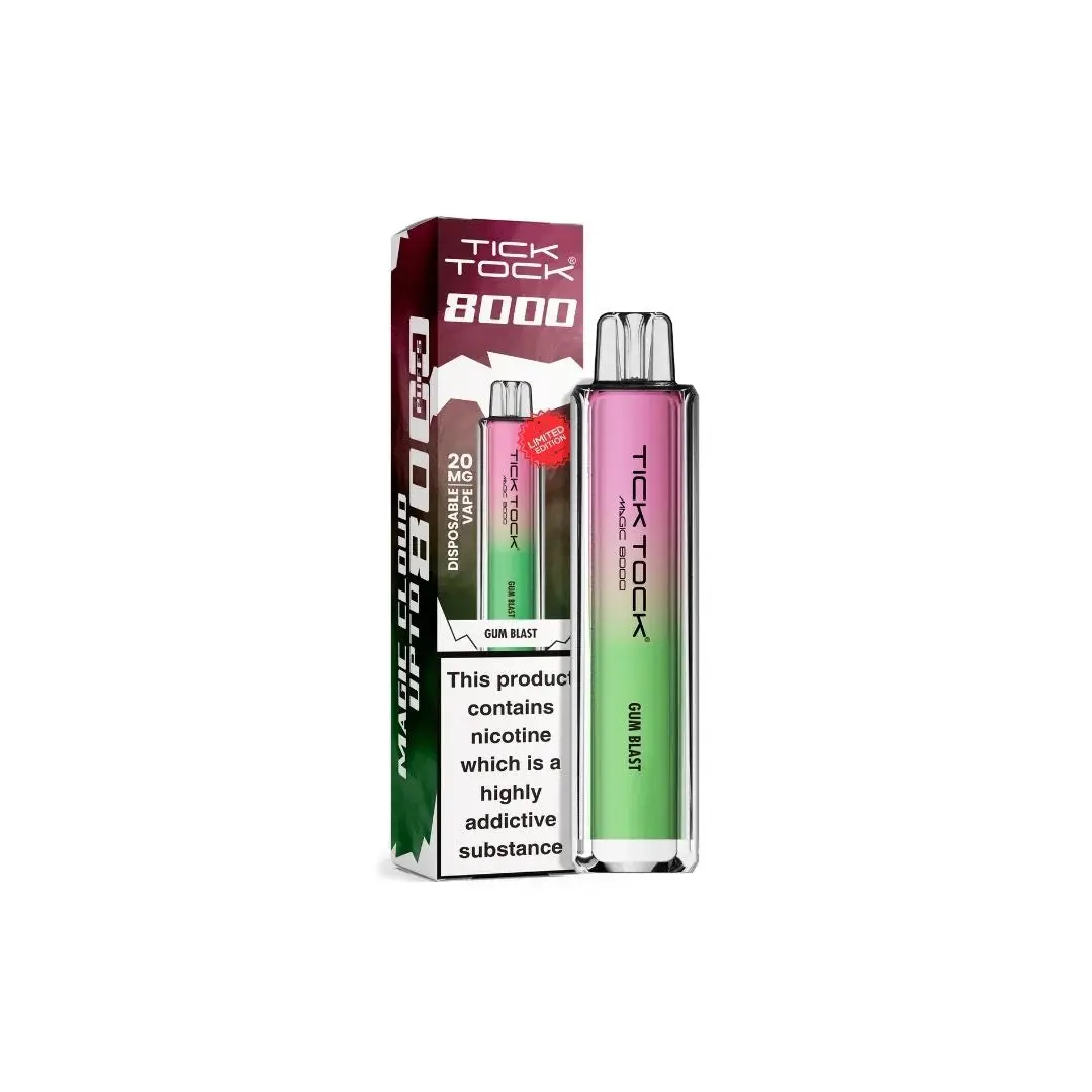 20mg Tick Tock Magic 8000 Prefilled Pod Kit 8000 Puffs - Image 18