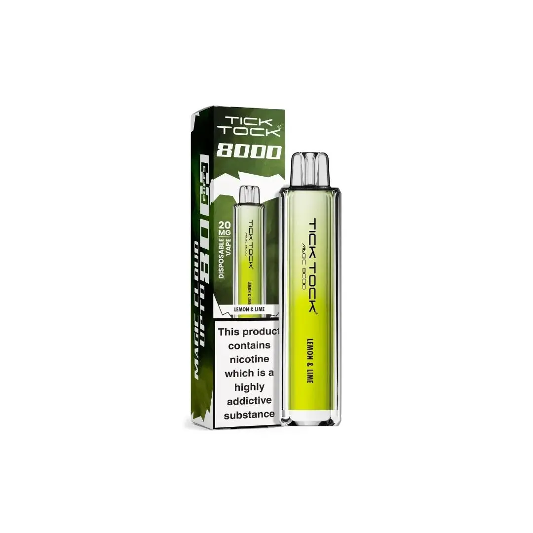 20mg Tick Tock Magic 8000 Prefilled Pod Kit 8000 Puffs - Image 21