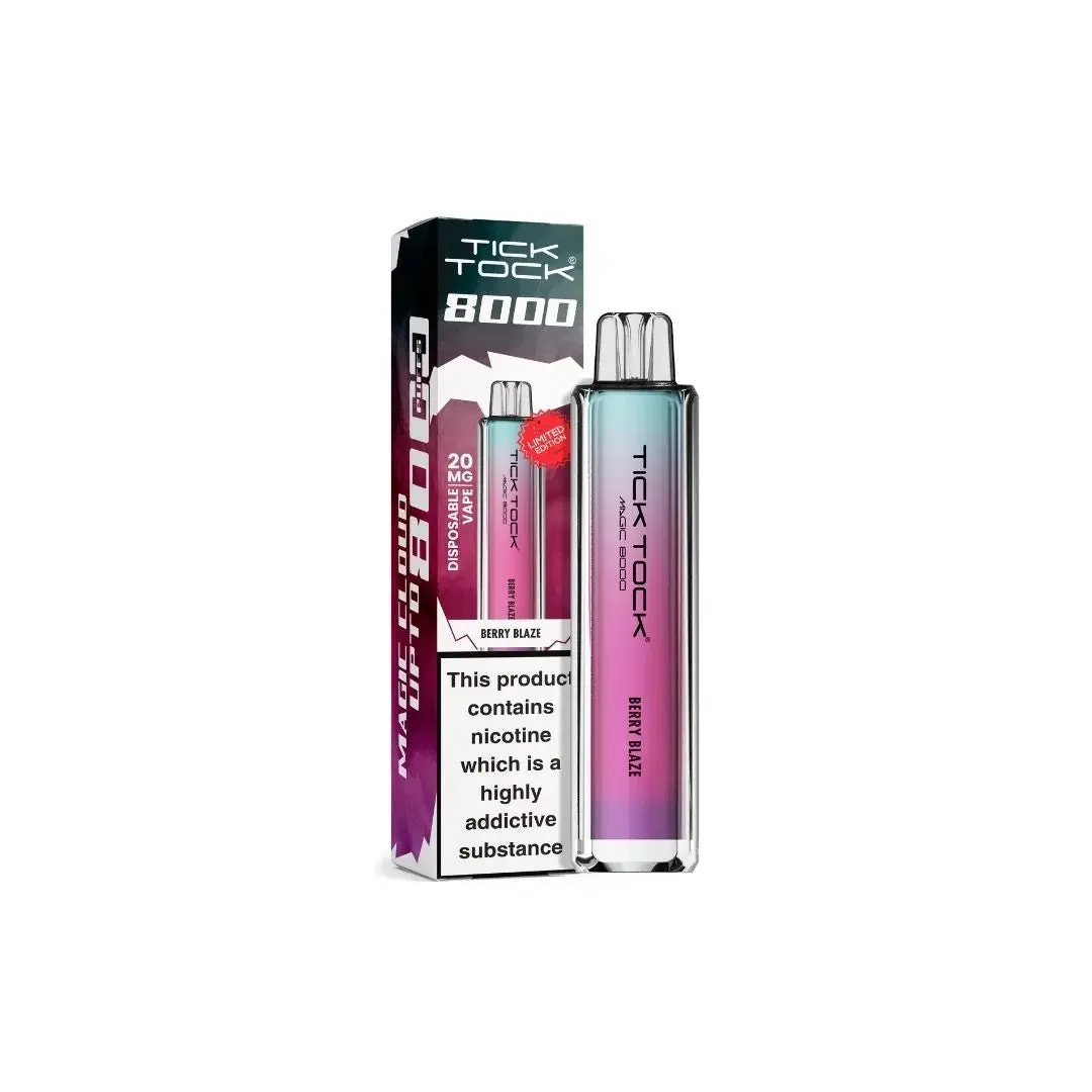 20mg Tick Tock Magic 8000 Prefilled Pod Kit 8000 Puffs - Image 3