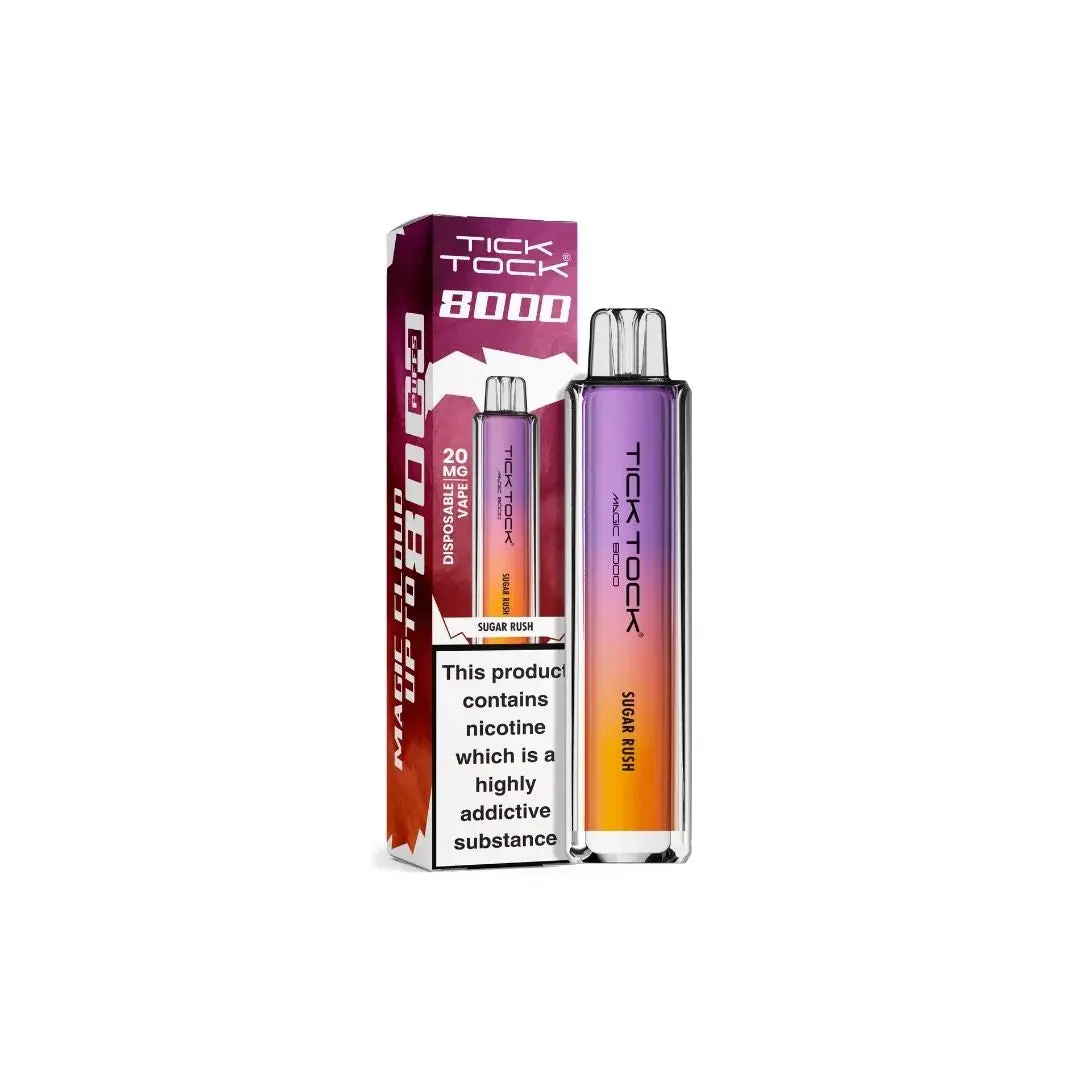 20mg Tick Tock Magic 8000 Prefilled Pod Kit 8000 Puffs - Image 34