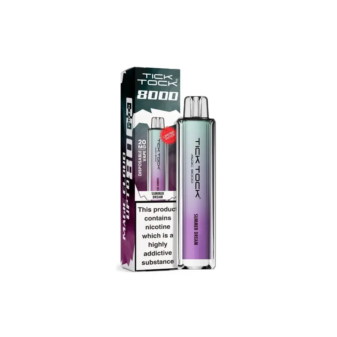 20mg Tick Tock Magic 8000 Prefilled Pod Kit 8000 Puffs - Image 35
