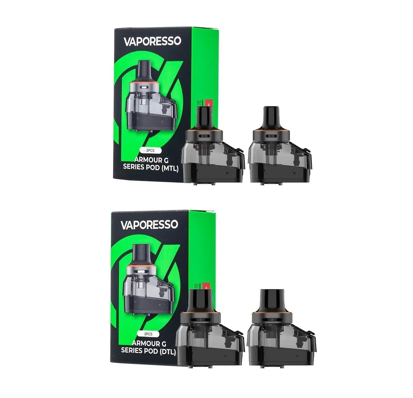 Armour G / GS Replacement Pods By Vaporesso 2 Pack