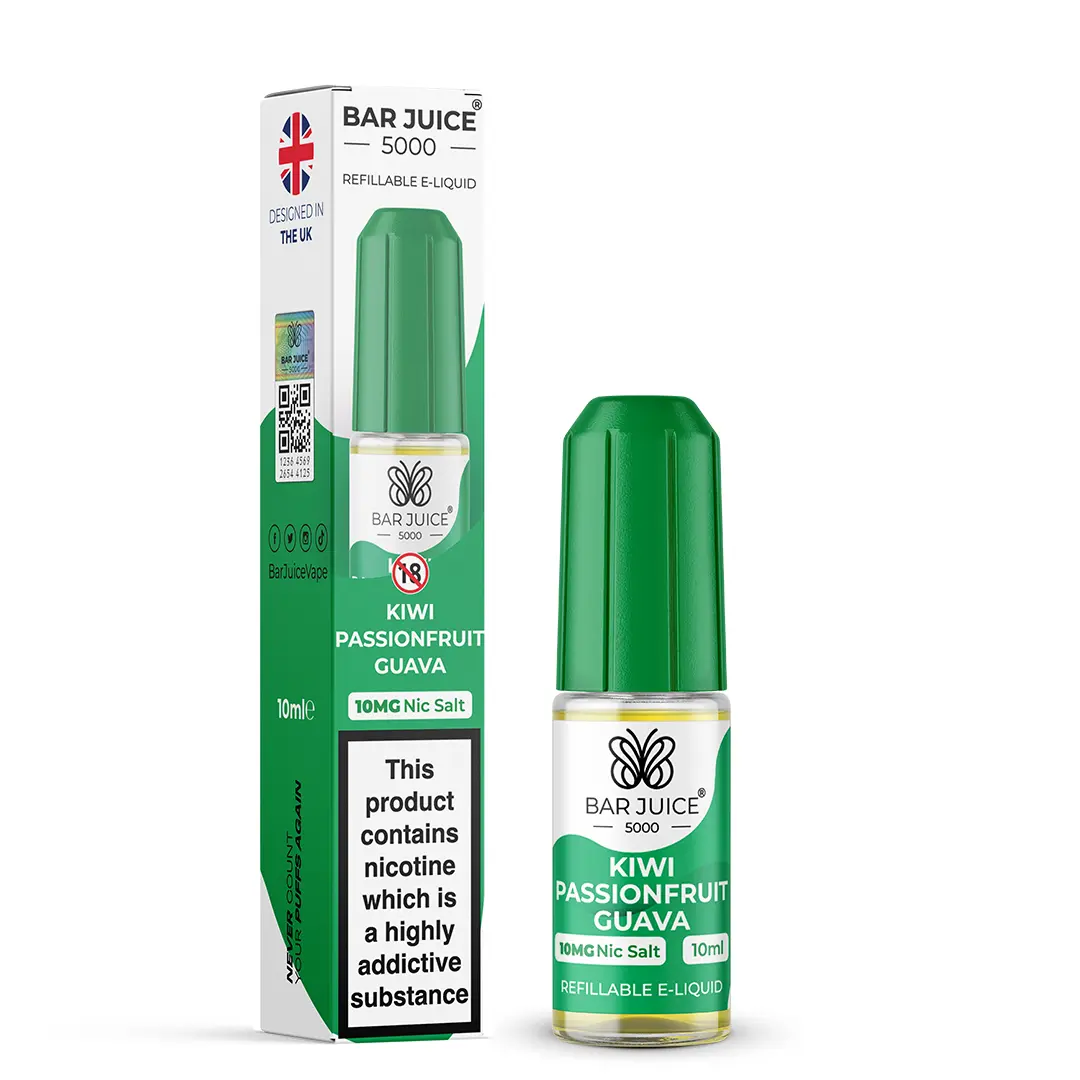 Kiwi Passionfruit Guava Bar Juice 5000 Nic Salts