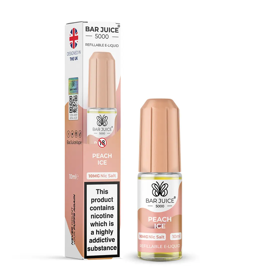 Peach Ice Bar Juice 5000 Nic Salts