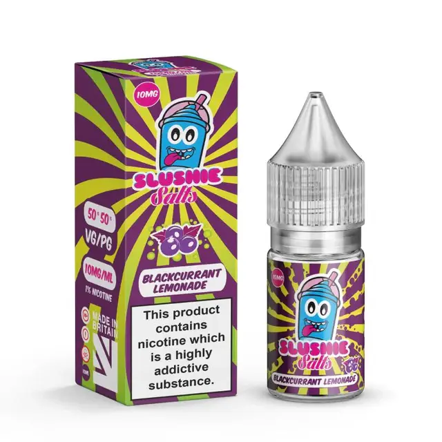 Blackcurrant Lemonade  By Slushie Nic Salts