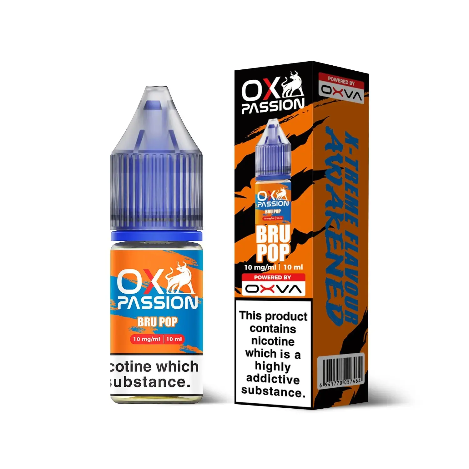 Bru Pop Ox Passion Nic Salts By OXVA
