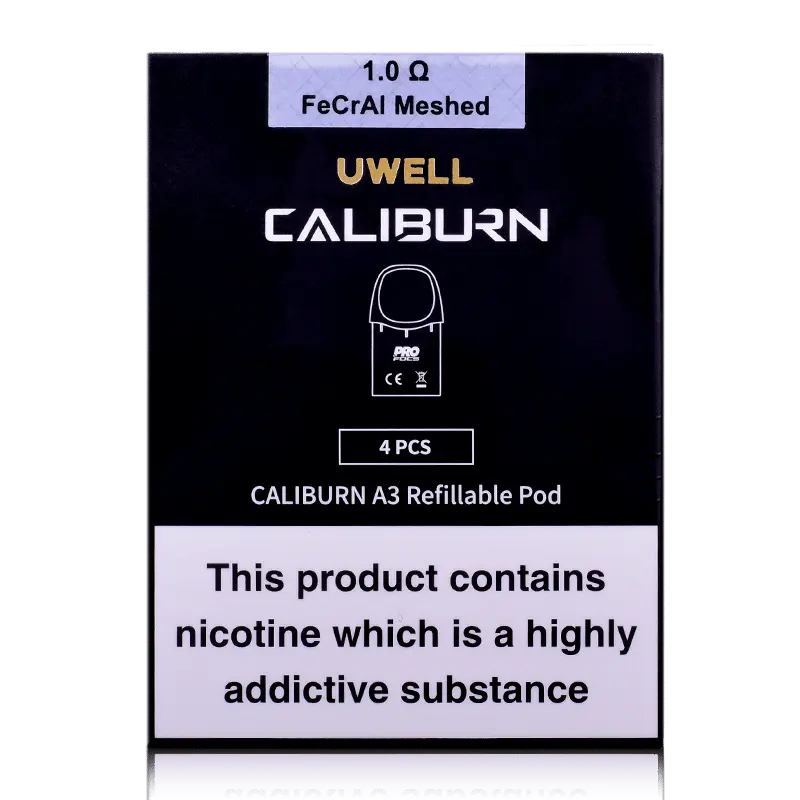 Caliburn A3 Replacement Pods By Uwell 4 Pack