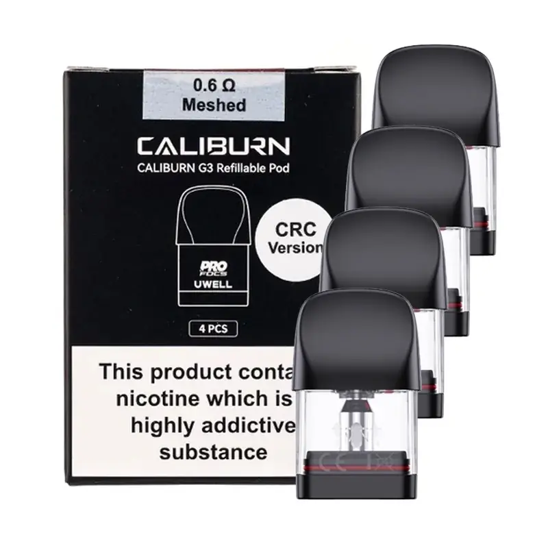 Caliburn G3 Replacement Pods 4 Pack By Uwell