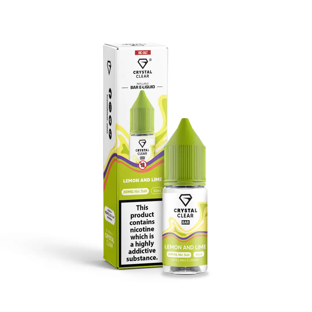 Lemon And Lime Crystal Clear - Bar Nic Salts