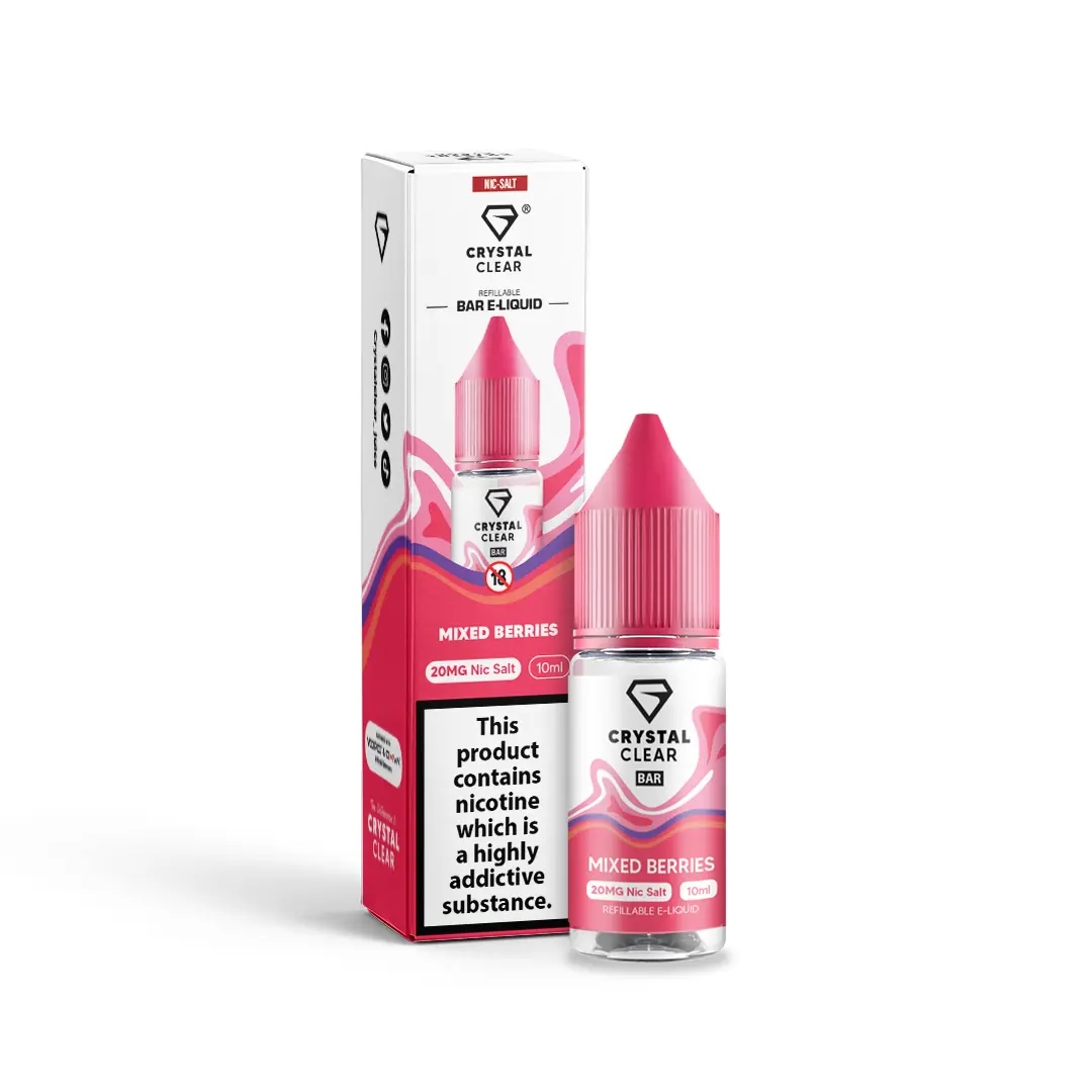 Mixed Berries Crystal Clear - Bar Nic Salts