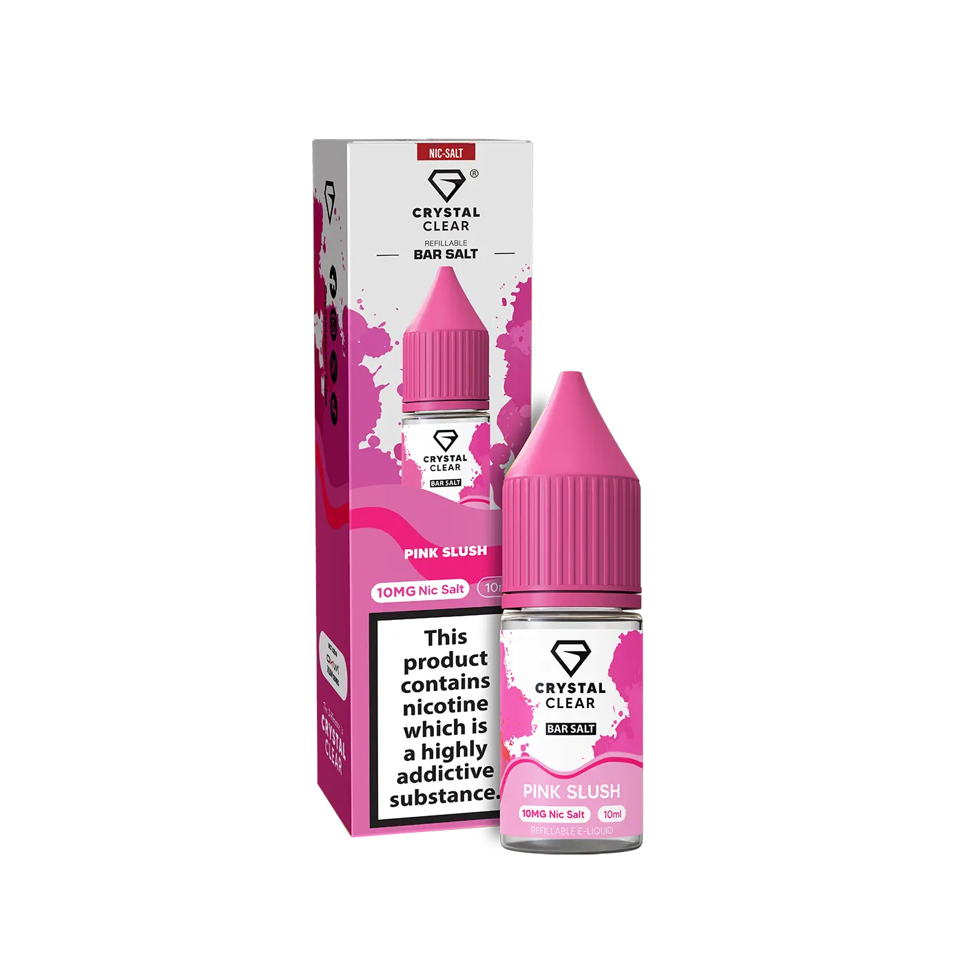 Pink Slush Crystal Clear - Bar Nic Salts