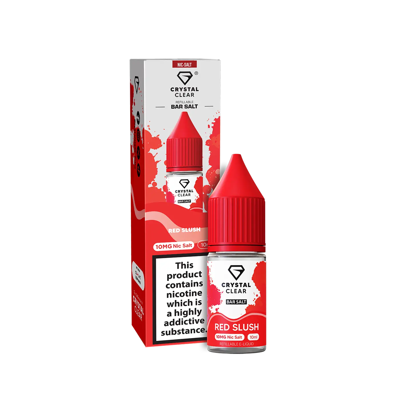 Red Slush Crystal Clear - Bar Nic Salts