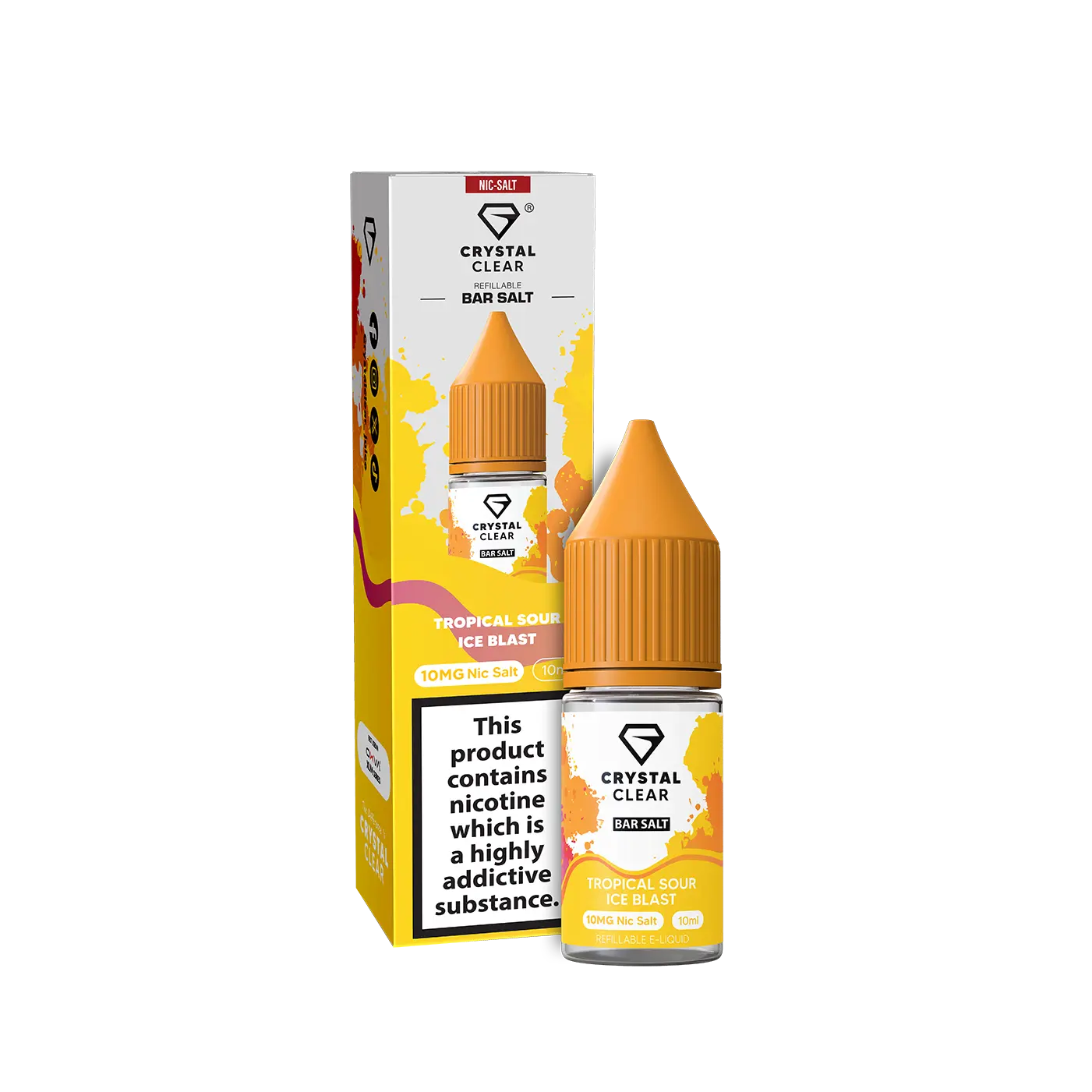 Tropical Sour Ice Blast Crystal Clear - Bar Nic Salts