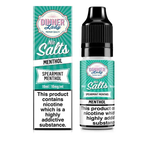 Spearmint Menthol Dinner Lady Nic Salts