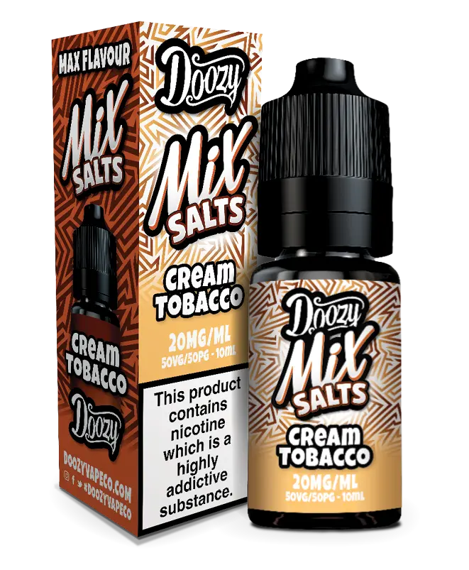 Cream Tobbaco Doozy Mix Salts