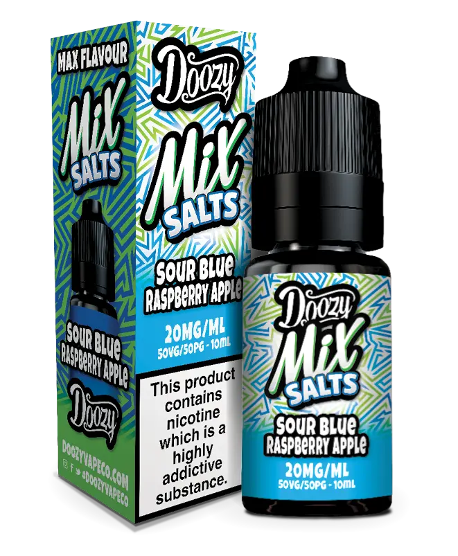 Sour Blue Raspberry Apple Doozy Mix Salts