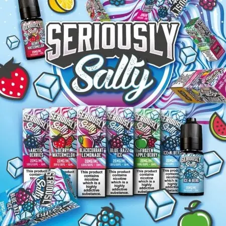 Blue Razz Ice Doozy Seriously Salty Nic Salts - Image 2