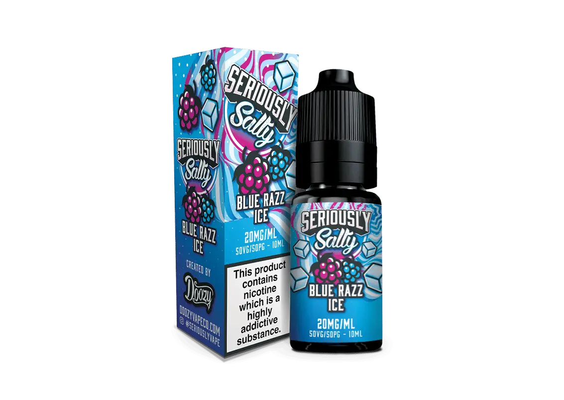 Blue Razz Ice Doozy Seriously Salty Nic Salts - Image 3