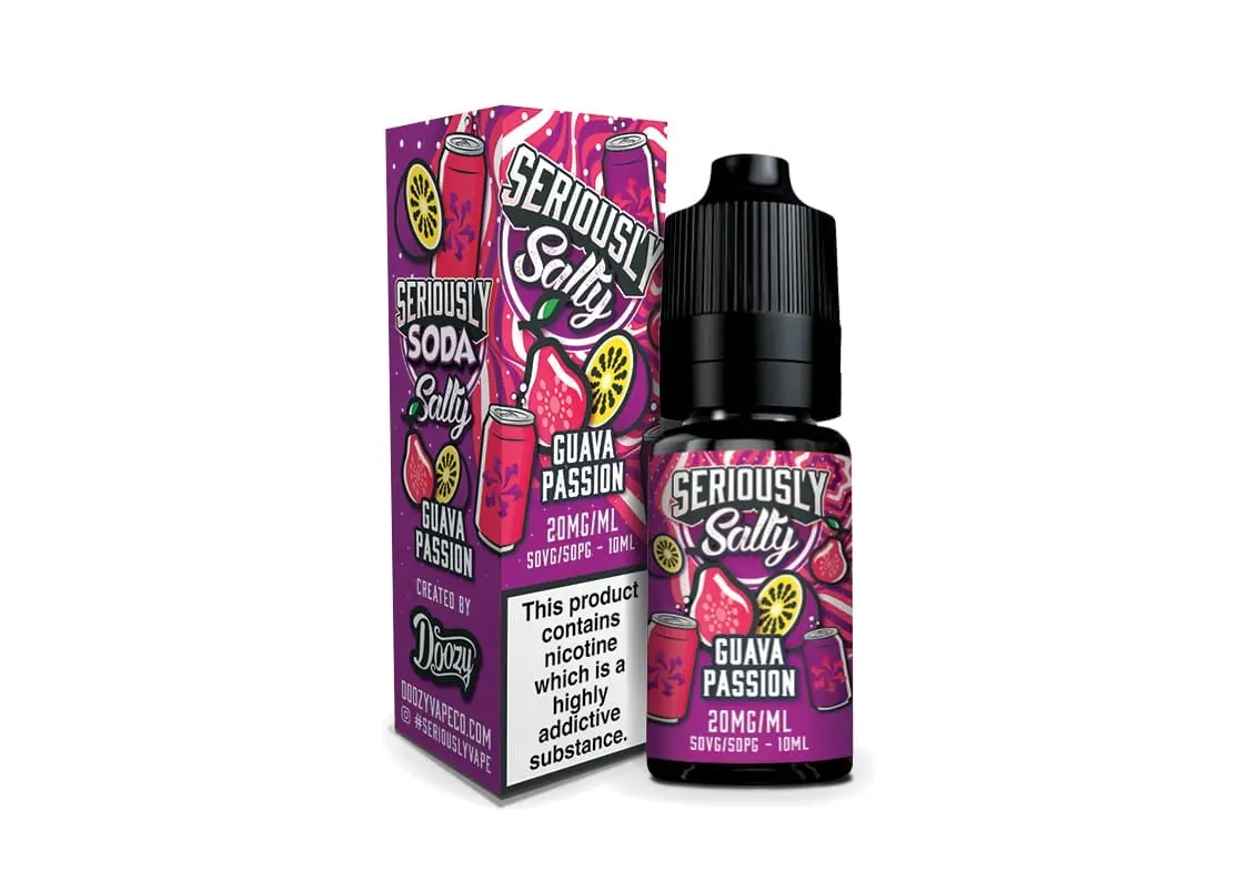 Guava Passion Doozy Seriously Salty Nic Salts