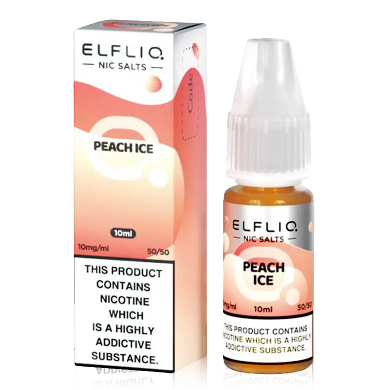 Peach Ice Elf Bar ELFLIQ - Nic Salts