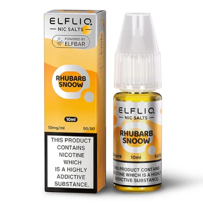 Rhubarb Snoow Elf Bar ELFLIQ - Nic Salts