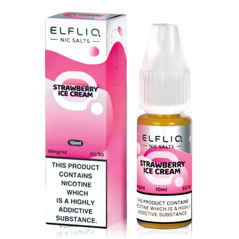 Strawberry Snow Elf Bar ELFLIQ - Nic Salts