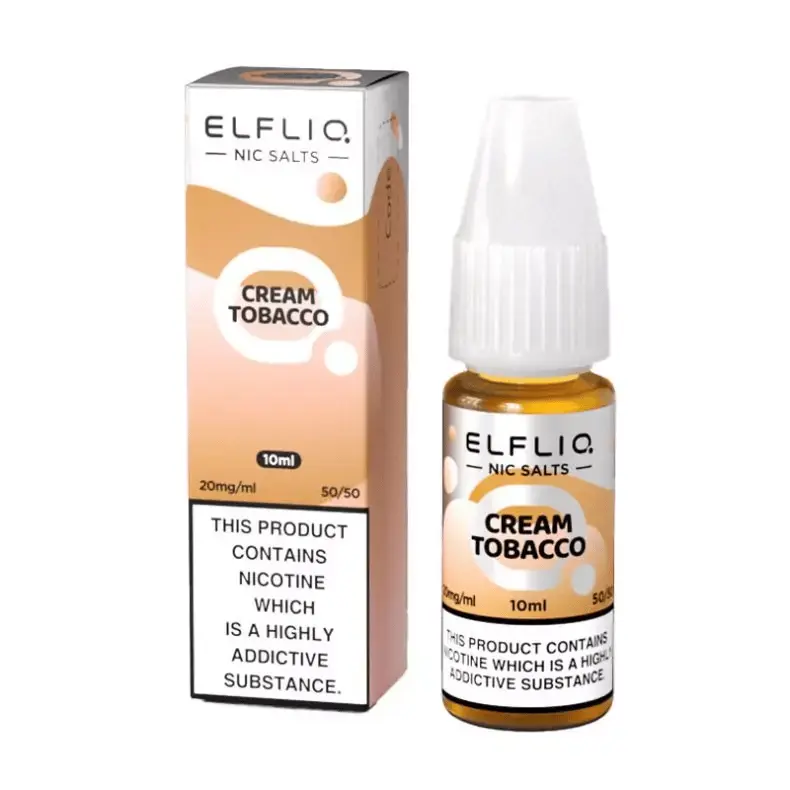 Cream Tobbaco Elf Bar ELFLIQ - Nic Salts