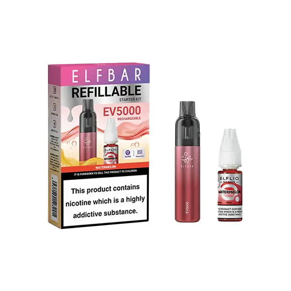 Elf Bar EV5000 Disposable Pod Kit + 20mg ElfLiq Salt - Image 10