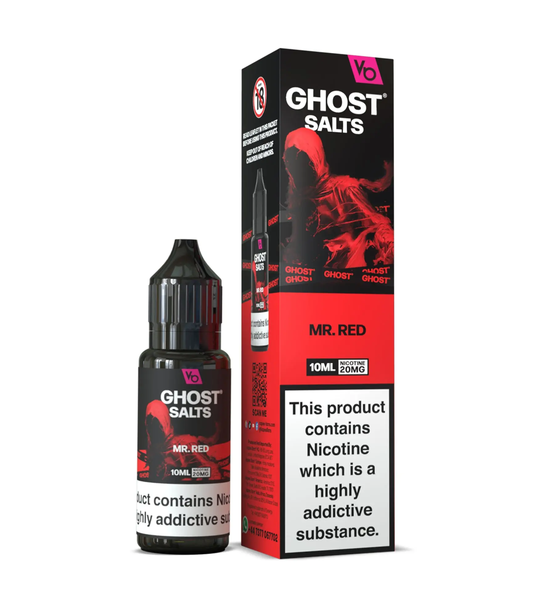 Mr Red 2 Ghost Salts Nic Salts