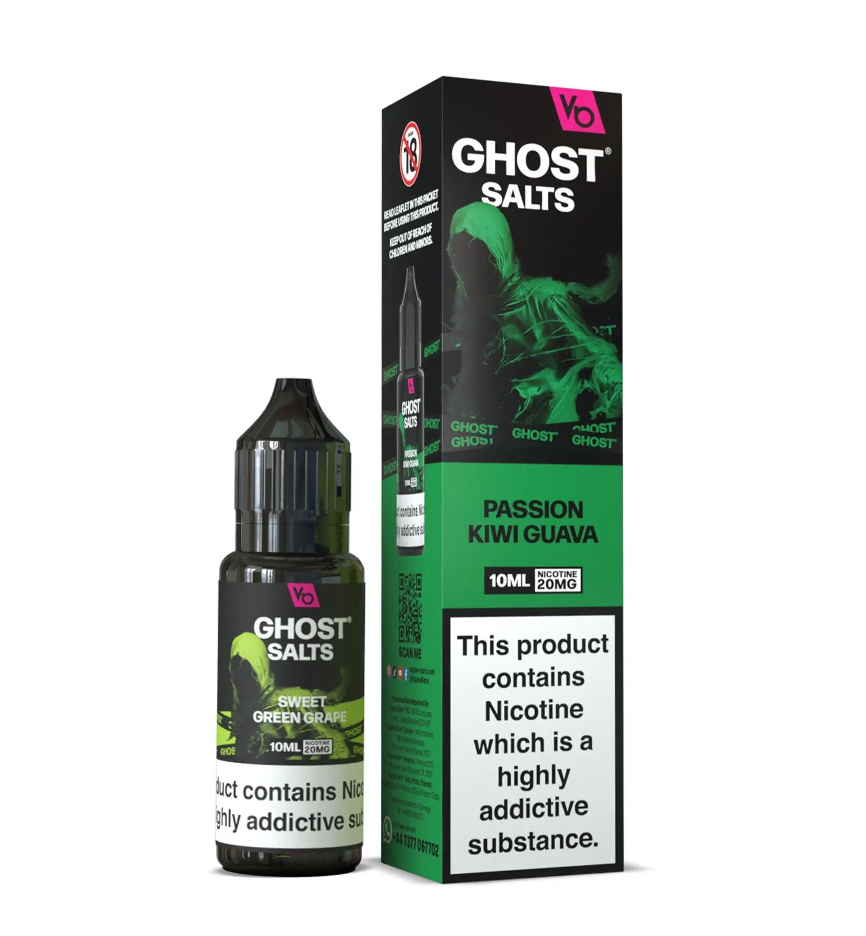 Passion Kiwi Guava Ghost Salts Nic Salts