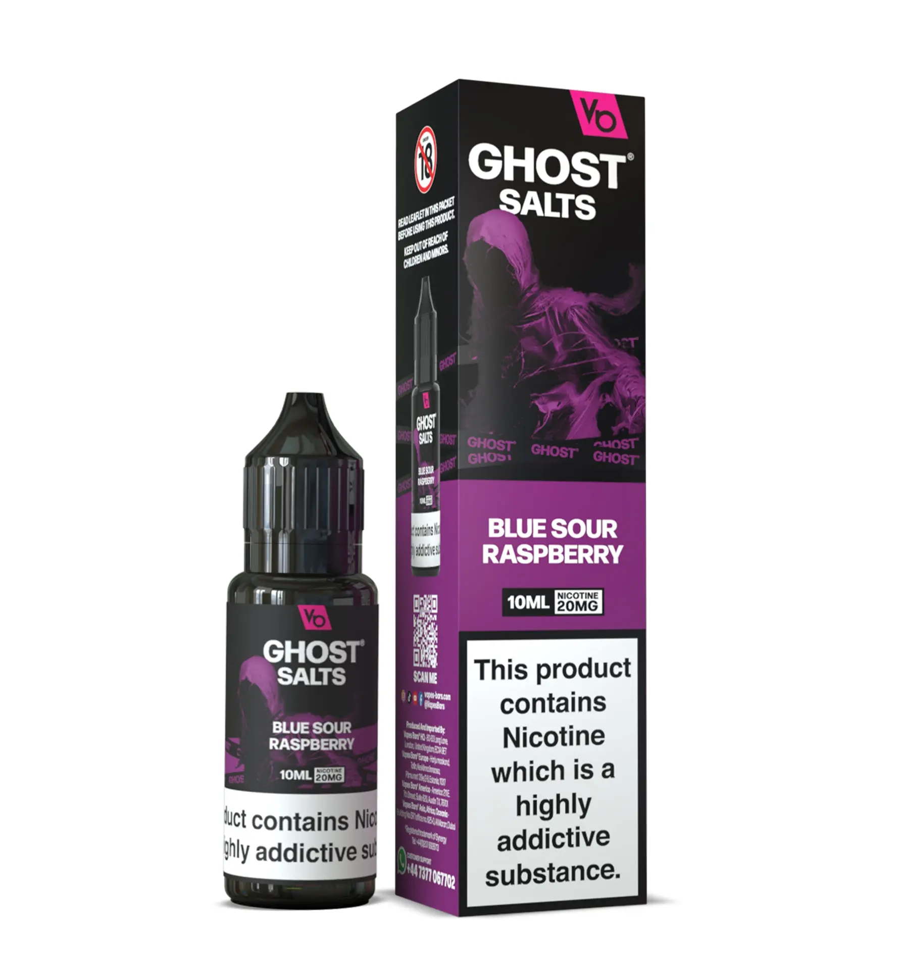 Blue Sour Raspberry Ghost Salts Nic Salts