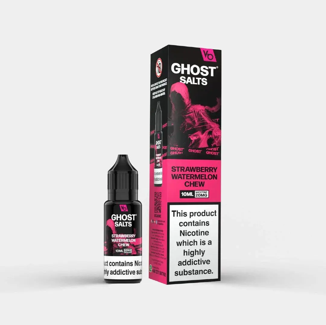Strawberry Watermelon Chew Ghost Salts Nic Salts