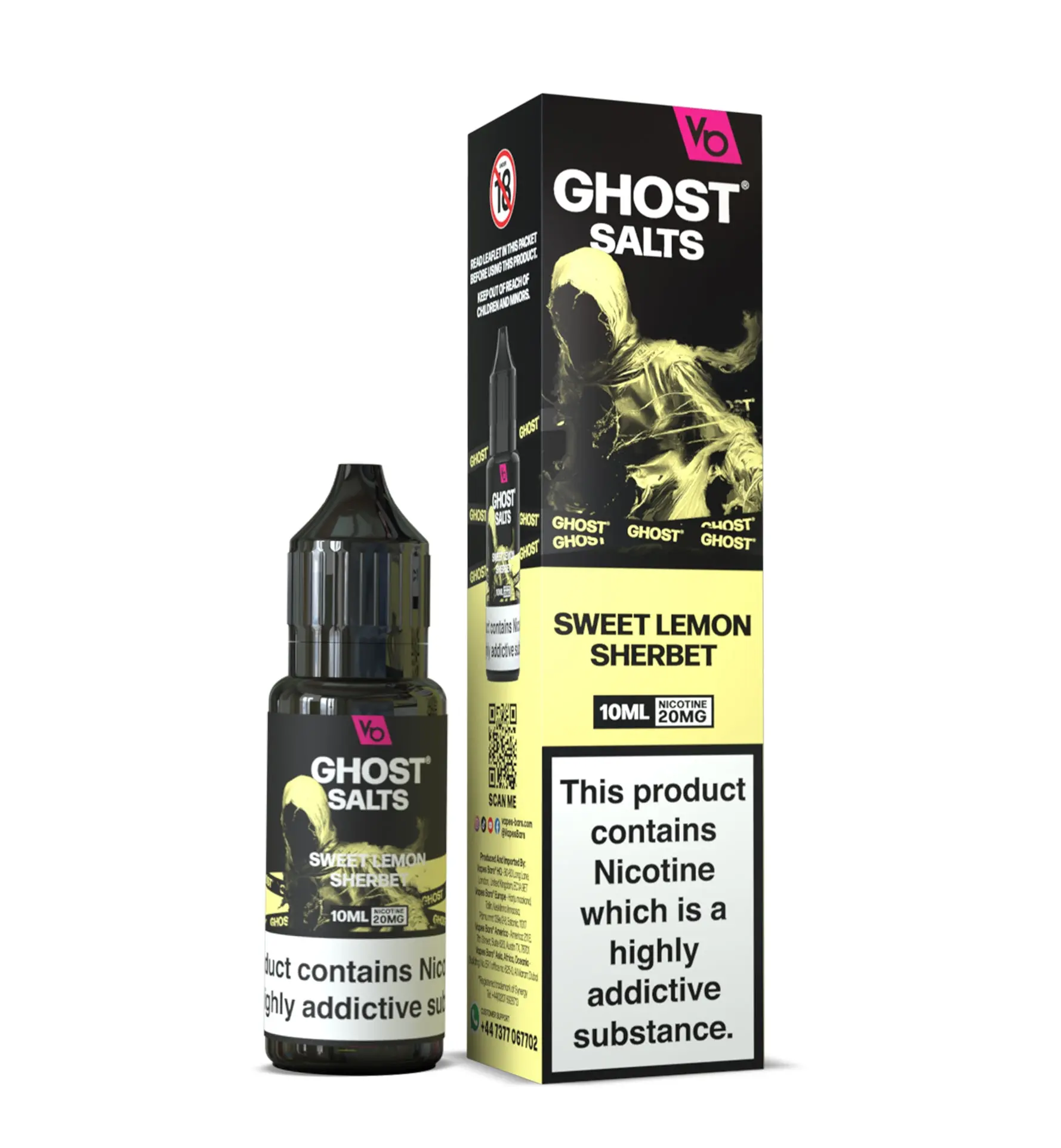 Sweet Lemon Sherbet Ghost Salts Nic Salts