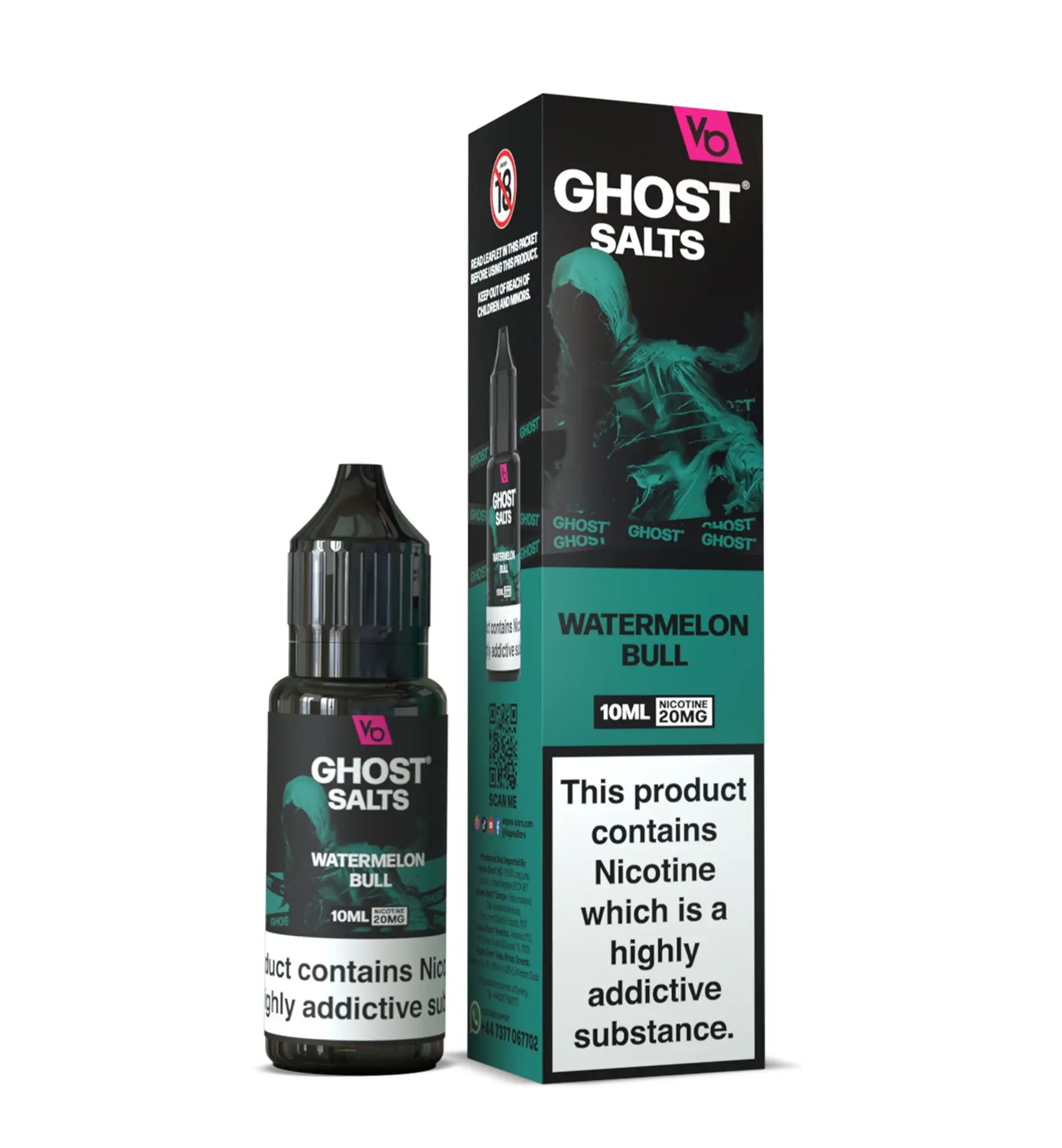 Watermelon Bull Ghost Salts Nic Salts