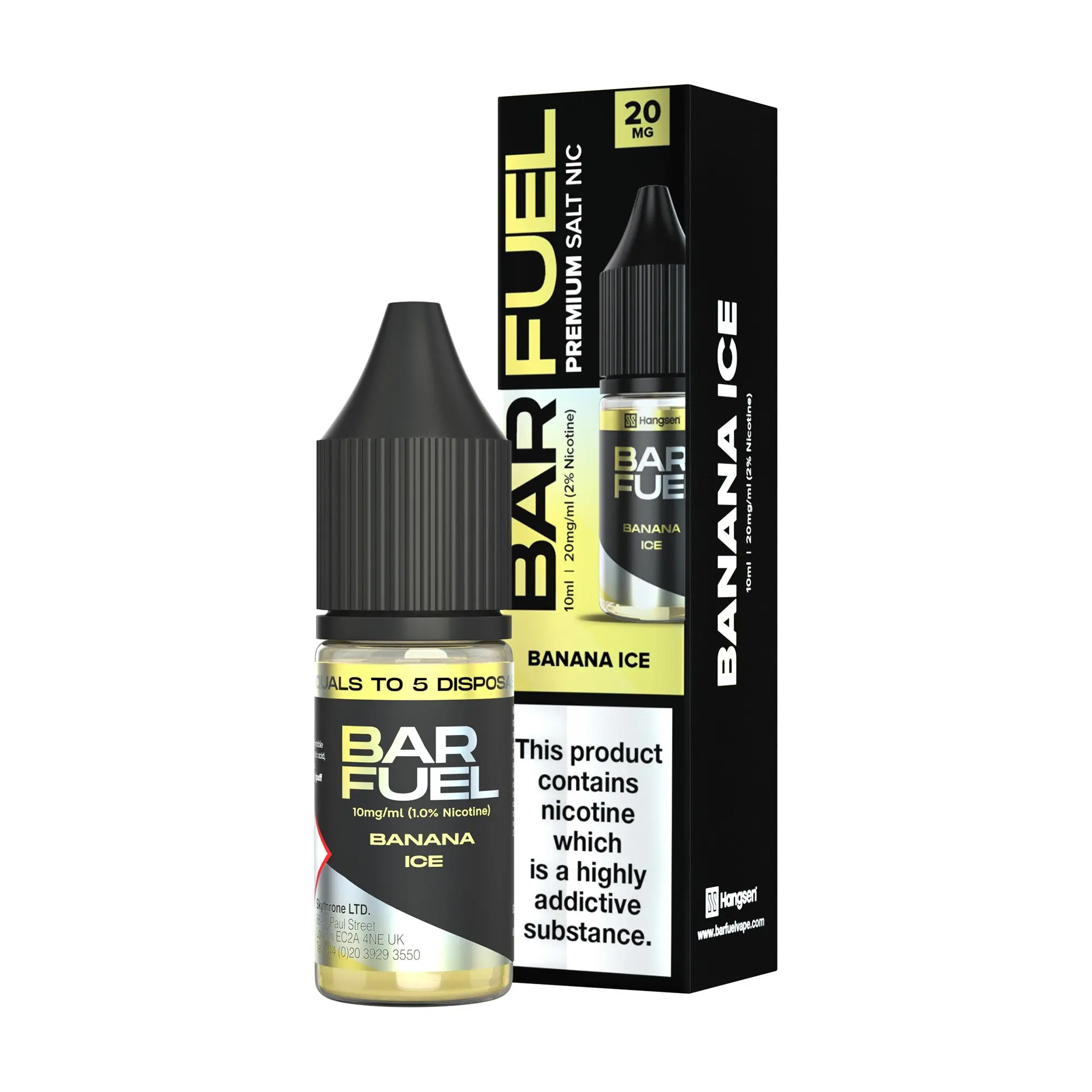 Banana Ice Hangsen Bar Fuel Nic Salts