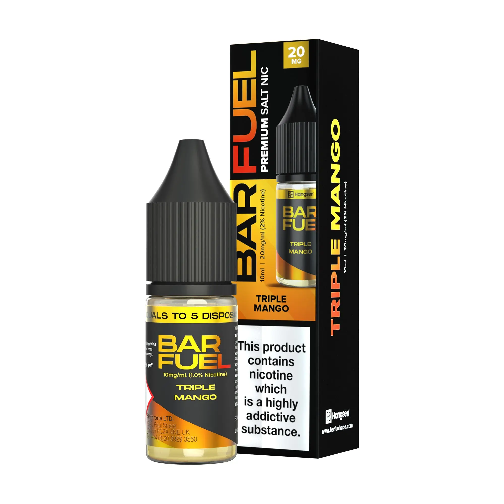 Triple Mango Hangsen Bar Fuel Nic Salts
