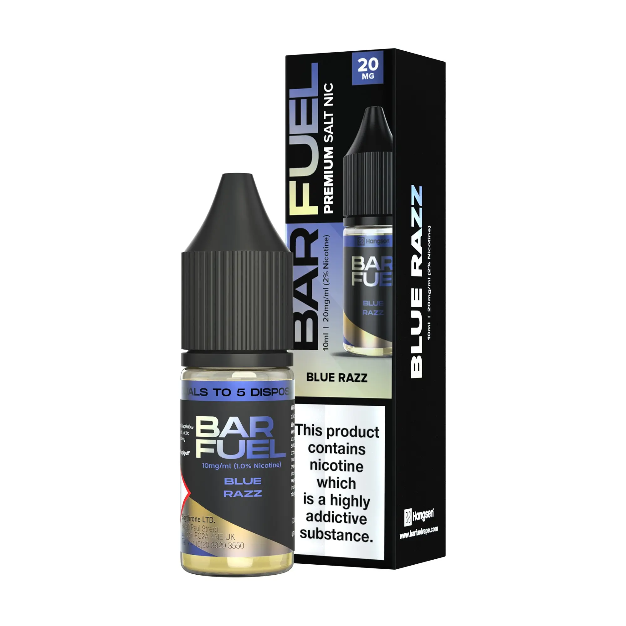 Blue Razz Hangsen Bar Fuel Nic Salts