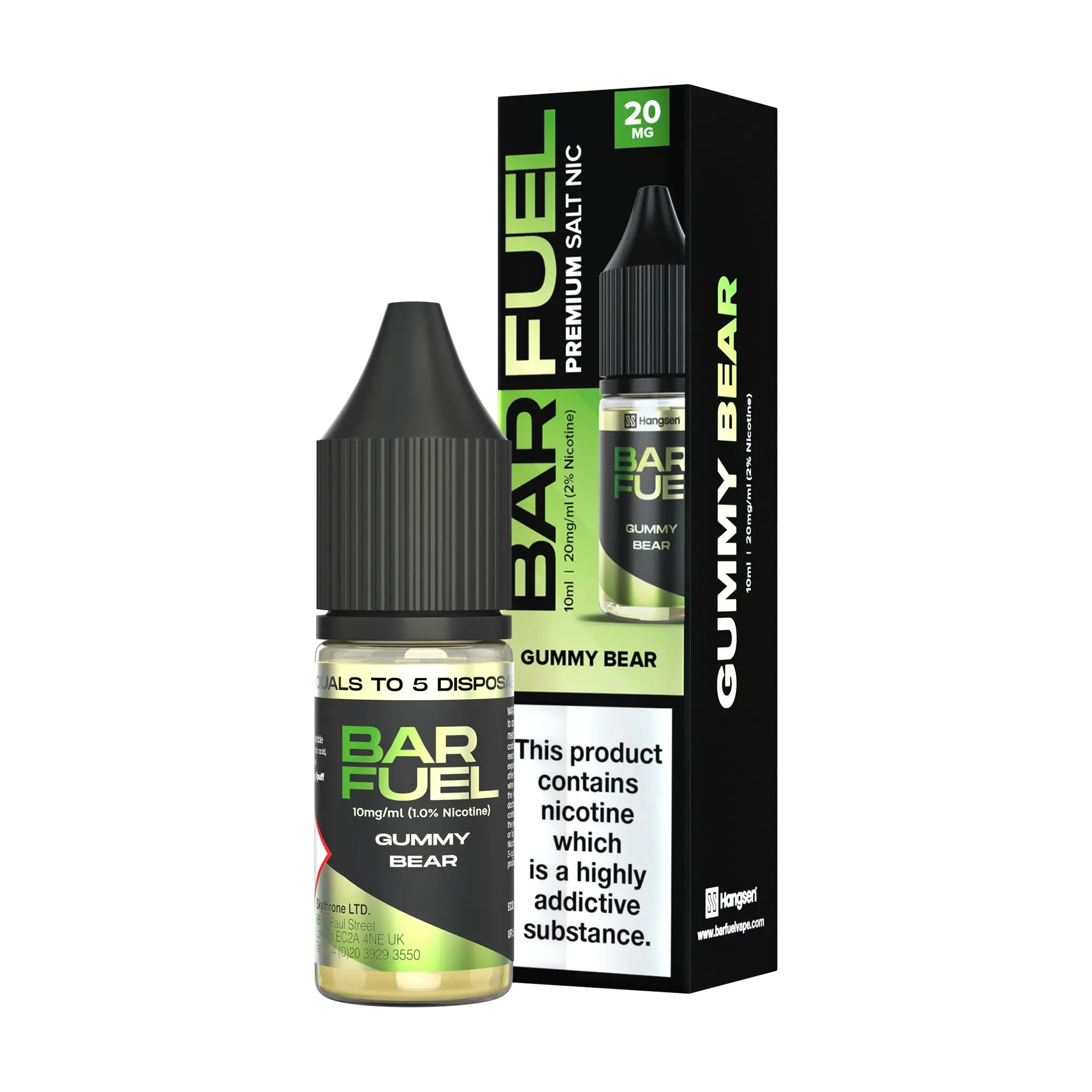 Gummy Bear Hangsen Bar Fuel Nic Salts