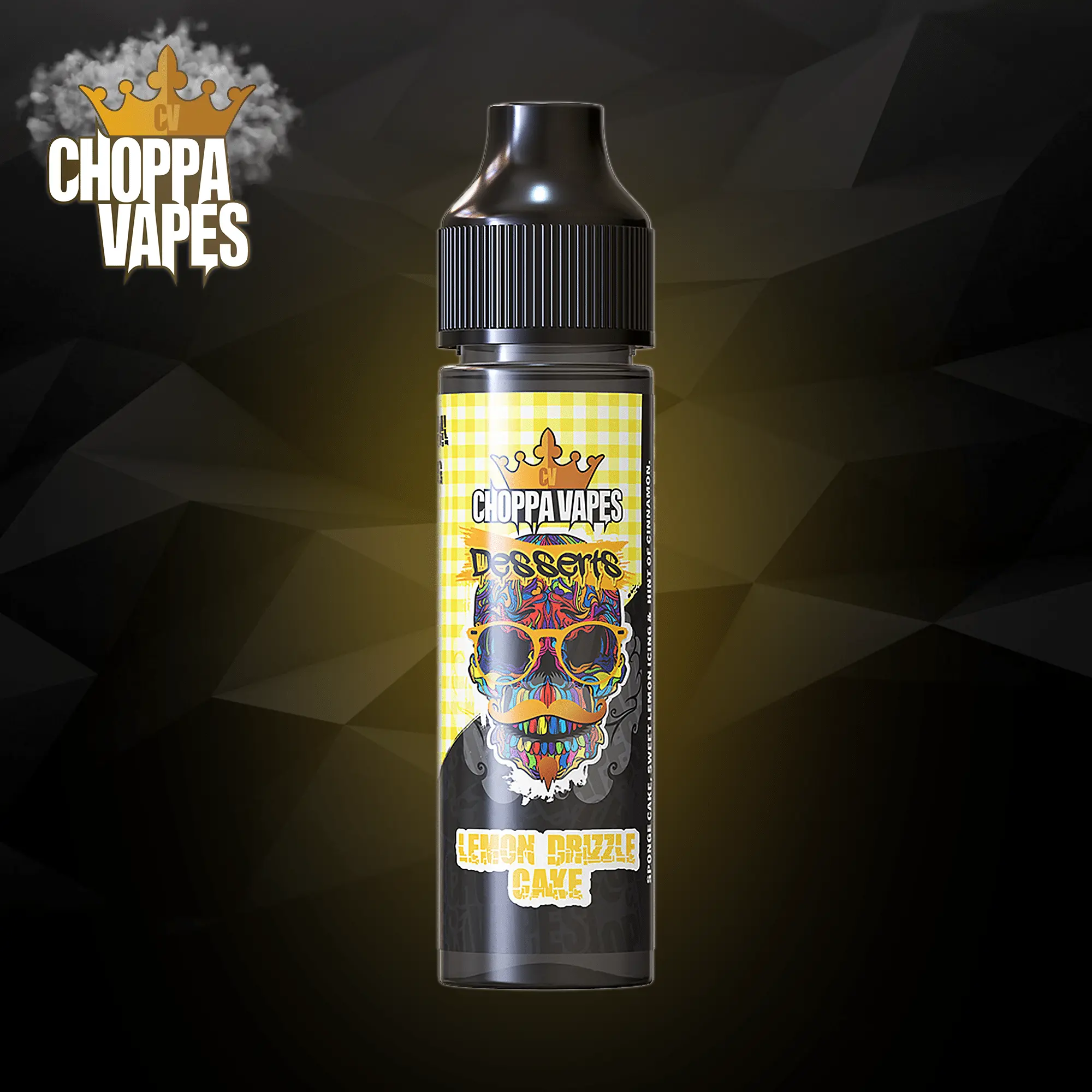 Lemon Drizzle Cake E-Liquid Shortfill by Choppa Vapes