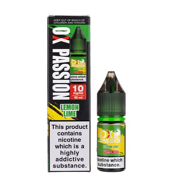 Lemon Lime Ox Passion Nic Salts By OXVA