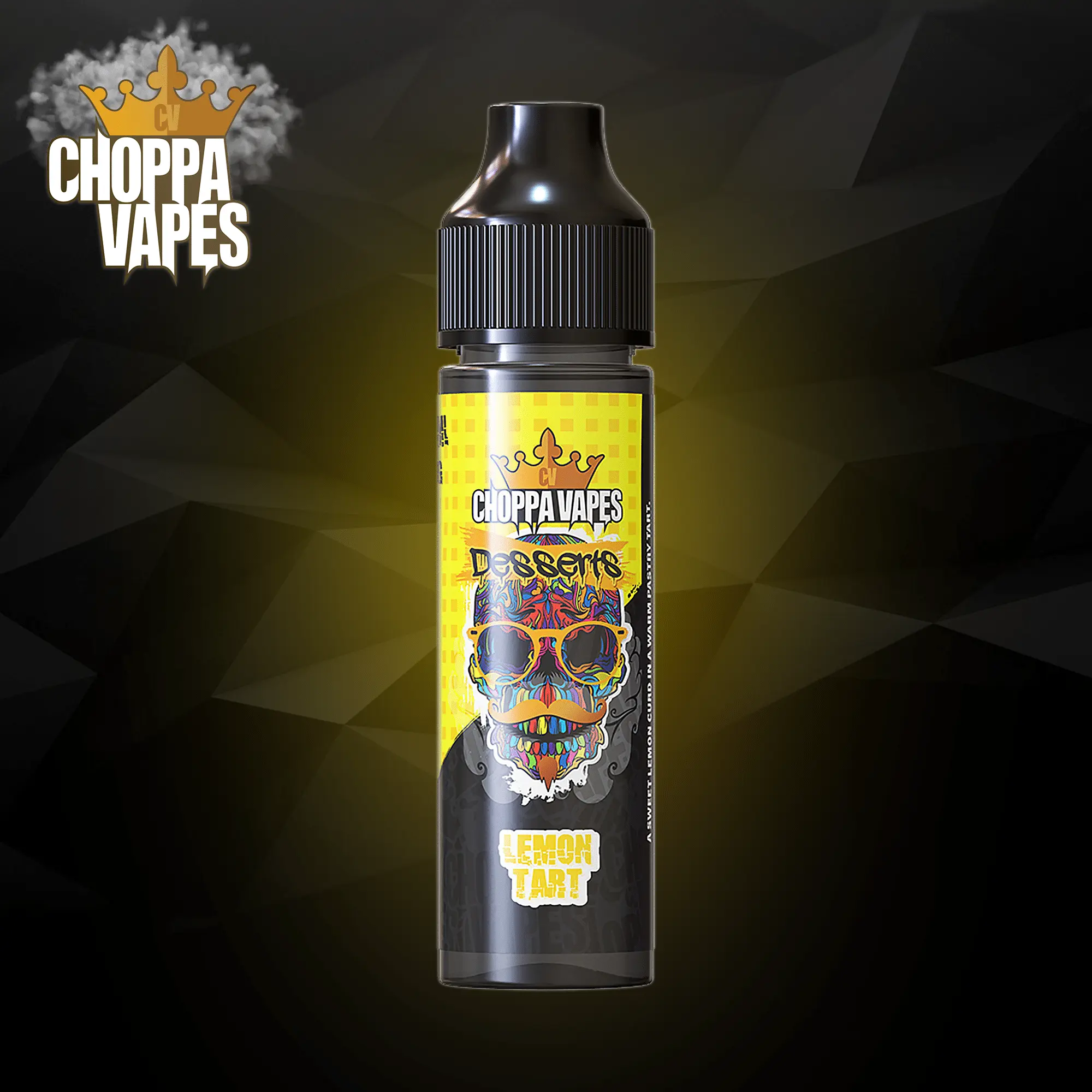 Lemon Tart Shortfill E-Liquid by Choppa Vapes